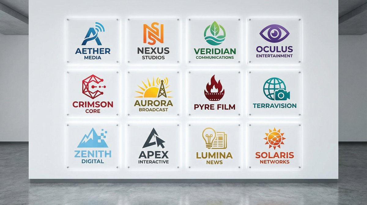 里番动漫网合作传媒品牌Logo墙